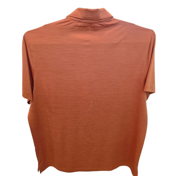 NWT Walter Hagen Short Sleeve Golf Polo Shirt Men's XL Orange Stripes - Picture 3 of 5